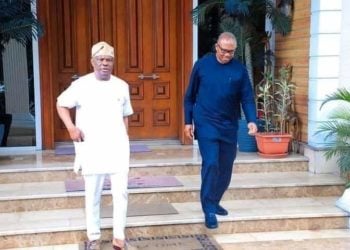 Dan Takarar Jam’iyyar LP, Peter Obi Ya Kai Wa Wike Ziyara A Gidansa Da Ke Ribas