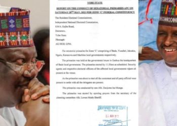 Rahoton INEC Ya Nuna Machina Ne Dan Takarar Sanatan APC A Yobe Ta Arewa