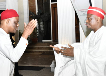 Kwankwaso Da Fayose Sun Ziyarci Wike A Fatakwal