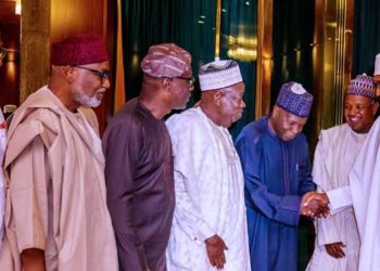 Zabar Mataimaki: Buhari Ya Gana Da Gwamnonin APC Kan Fitar Da Mataimakin Tinubu