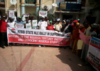 Yajin Aikin ASUU: NLC, ASUU da Sauran Kungiyoyi Sun Gudanar Da Zanga-Zangar Lumana A Kebbi