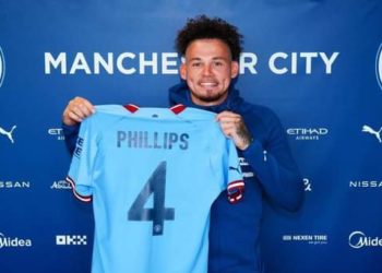 Kalvin Phillips Ya Koma Manchester City Daga Leeds United