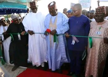 Buhari Ya Kaddamar Da Hanyar Nguru-Gashua-Bayamari A Yobe