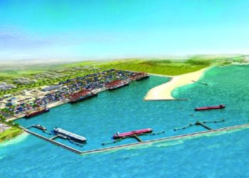 Shugaban Najeriya Ya Yi Maraba Da Isowar Jirgin Ruwan Farko A Tashar Jiragen Ruwa Da Ke Ruwa Mai Zurfi Ta Lekki