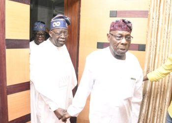 DA DUMI-DUMI: Tinubu Ya Isa Abeokuta Don Yin Wata Ganawar Sirri Da Obasanjo