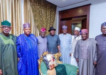 Yanzu-yanzu: Tinubu Ya Gana Da Jonathan, Ya Nemi Ya Mara Masa Baya