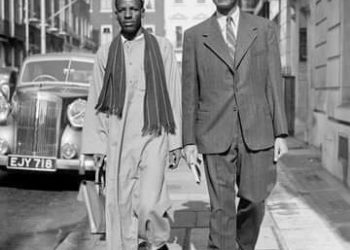 Neman ‘Yancin Nijeriya: Dr Nnamdi Azikiwe da Ahmed Mahmud Saad Zungur A Landan.