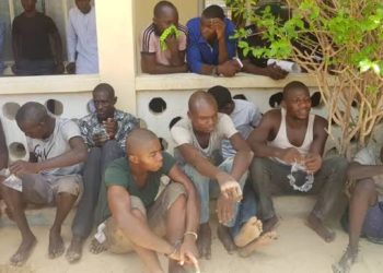 ‘Yansanda Sun Cafke ‘Yan Daba Masu Tu’annati Da Dare A Gombe