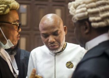 Nnamdi Kanu Ya Nemi Diyyar Biliyan 100 Kan Ci Gaba Da Tsare Shi Da Gwamnatin Tarayya Ke Yi 