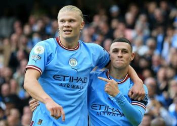 Haaland Da Foden Sun Zirawa Man U Kwallaye Uku-Uku
