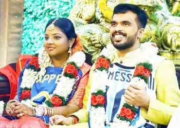 Wasu ‘Yan Indiya Sun Yi Aure Sanye Da Kayan Kwallon Argentina Da Faransa