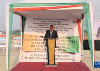 An Gama Kashi Na Farko Na Ginin Yankin Raya Masana’antu Na PK24 A Cote d’Ivoire Bisa Taimakon Kasar Sin