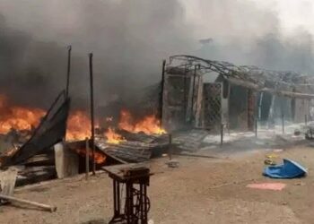 Yadda Aka Tabka Mummunar Asara A Gobarar Kasuwar Potiskum Ta Jihar Yobe