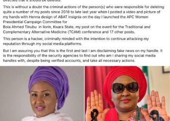 Sauyin Kudi: Aisha Buhari Ta Nemi Jami’an Tsaro Su Cafko Wanda Ya Yada Labaran Karya A Shafinta