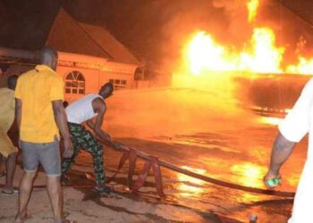 Tankar Man Fetur Ta Kama Da Wuta A Gidan Mai A Ilorin