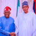 Tinubu Buhari Ya Taya Tinubu Murnar Lashe Zaben Shugaban Kasa