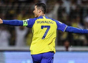 Ronaldo Ya Sake Cin Kwallo Uku Rigis A Saudiyya
