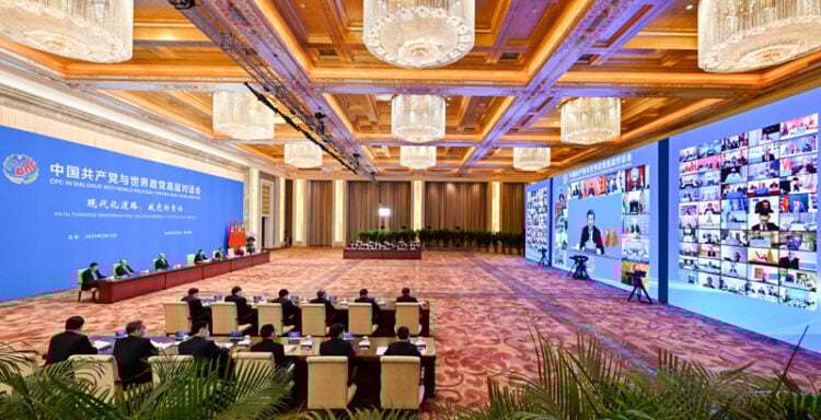 Kasar Sin лªÉçÕÕÆ¬£¬±±¾©£¬2023Äê3ÔÂ15ÈÕ
ϰ½üƽ³öϯÖйú¹²²úµ³ÓëÊÀ½çÕþµ³¸ß²ã¶Ô»°»á²¢·¢±íÖ÷Ö¼½²»°
3ÔÂ15ÈÕ£¬Öй²ÖÐÑë×ÜÊé¼Ç¡¢¹ú¼ÒÖ÷ϯϰ½üƽÔÚ±±¾©³öϯÖйú¹²²úµ³ÓëÊÀ½çÕþµ³¸ß²ã¶Ô»°»á£¬²¢·¢±íÌâΪ¡¶Ð¯ÊÖͬÐÐÏÖ´ú»¯Ö®Â·¡·µÄÖ÷Ö¼½²»°¡£
лªÉç¼ÇÕß Ò󲩹ŠÉã