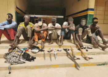 ‘Yansanda Sun Cafke ‘Yan Sara-Suka 7 Da Suka Addabi Jama’an Bauchi