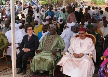 Jakadan Sin A Niger Da Shugaban Kasar Sun Halarci Bikin Kaddamar Da Aikin Gyara Hanyar Abalak Zuwa Tamaya
