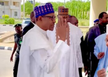 A Karon Farko Bayan Barin Mulki, Buhari Ya Halarci Taro A Katsina