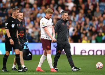 De Bruyne Zai Shafe Makonni Yana Jinya Bayan Raunin Da Ya Samu