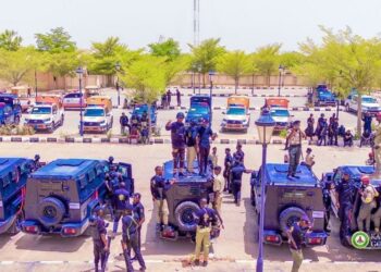 Gwamnatin Katsina Ta Raba Wa Jami’an Tsaro Sabbin Motocin Yaki