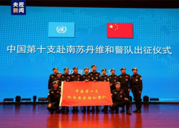 Sin Tawaga Ta 10 Ta ‘Yan Sandan Sin Masu Wanzar Da Zaman Lafiya Za Ta Tafi Sudan Ta Kudu