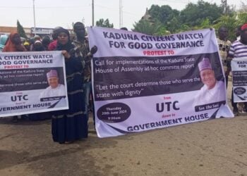 HOTUNA: Zanga-zanga Ta Barke A Kaduna Kan Bukatar Gurfanar Da El-Rufai