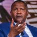 Dangote Ya Soki Sabon Tsarin Gwamnatin Tinubu