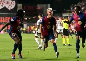 Olmo Ya Jefa Kwallo A Raga A Wasan Shi Na Farko A Barcelona