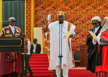 An Rantsar Da Sabon Shugaban Ƙasar Ghana, John Mahama