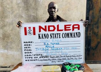 NDLEA Ta Kama Tsoho Mai Shekaru 75 Da Dillancin Ƙwayoyi A Kano