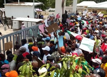 NLC Ta Yi Zanga-Zanga A Ofishin Wike, Ta Nemi A Biya Ma’aikatan Ƙananan Hukumomi Albashin N70,000