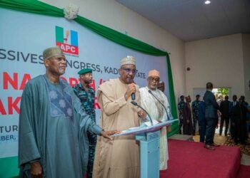 APCn Kaduna Ta Mara Wa Tinubu, Uba Sani Da Kakakin Majalisa Abbas Baya Don Wa’adi Na Biyu