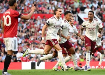 Yadda Arsenal Ta Doke Manchester United Da Ci 1-0