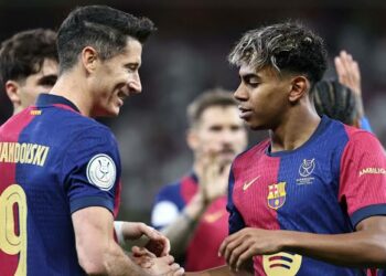 UEFA Ta Ci Tarar Lamine Yamal Da Lewandowski Kan Karya Dokar Shan Ƙwayar Ƙara Kuzari