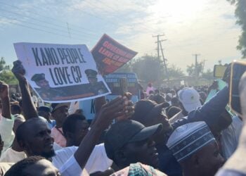 Dubban Matasan Kano Sun Yi Zanga-zangar Lumana Domin Goyon Bayan CP AI Bakori