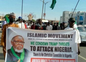 Mabiya Mazhabar Shi’a Sun Yi Zanga-Zanga A Kano Kan Barazanar Trump Ga Nijeriya