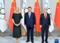 Xi Ya Gana Da Shugabar IOC Tare Da Shugaban IOC Na Karramawa