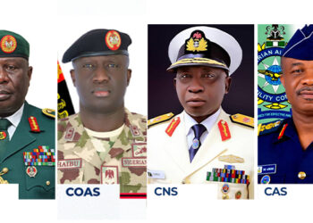 Kotu Jan Aikin Da Ke Gaban Manyan Hafsoshin Tsaron Nijeriya