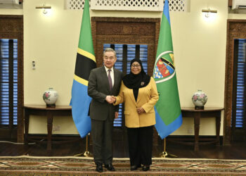 Shugabar Tanzania Ta Gana Da Wang Yi