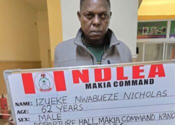 NDLEA Ta Kama Ɗan Kasuwar Da Ya Haɗiye Ƙwayoyi A Filin Jirgin Saman Malam Aminu Kano