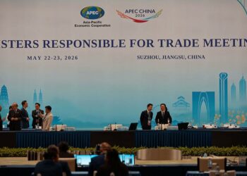 An Bude Taron Ministocin Cinikayya Na Kasashen APEC Karo Na 32 A Gabashin Kasar Sin