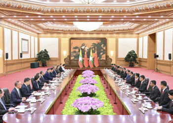 Xi Jinping Ya Gana Da Shugaban Myanmar