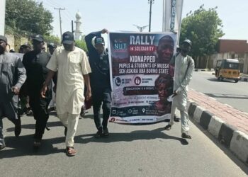NUT Borno Sun Gudanar Da Zanga-zangar Nuna Adawa Kan Ƙaruwar Sace Ɗalibai A Makarantu