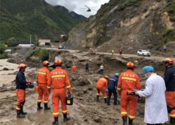 Ma’aikatan Ceto Na Kutsawa Yankunan Da Zabtarewar Laka Ta Aukawa A Yankin Kan Iyaka Da Ke Xizang