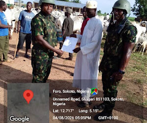 Jami’an Tsaro Sun Ƙwato Shanaye 147, Raƙuma Biyu da Babura Uku A Sokoto