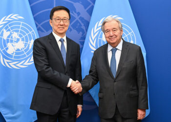 Mataimakin Shugaban Kasar Sin Ya Gana Da Antonio Guterres Tare Da Halartar Taron Cikar Shawarar GDI Shekaru 5