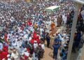 Gwamna Fintiri, Dangote Da Sarakunan Gargajiya Sun Halarci Jana’izar Bamanga Tukur A Yola